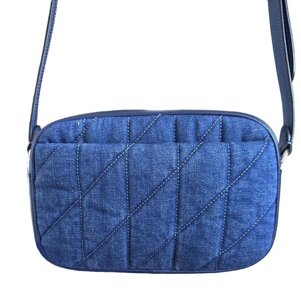 COACH Quilted Denim Camera Crossbody Bag - Picture 3 of 14